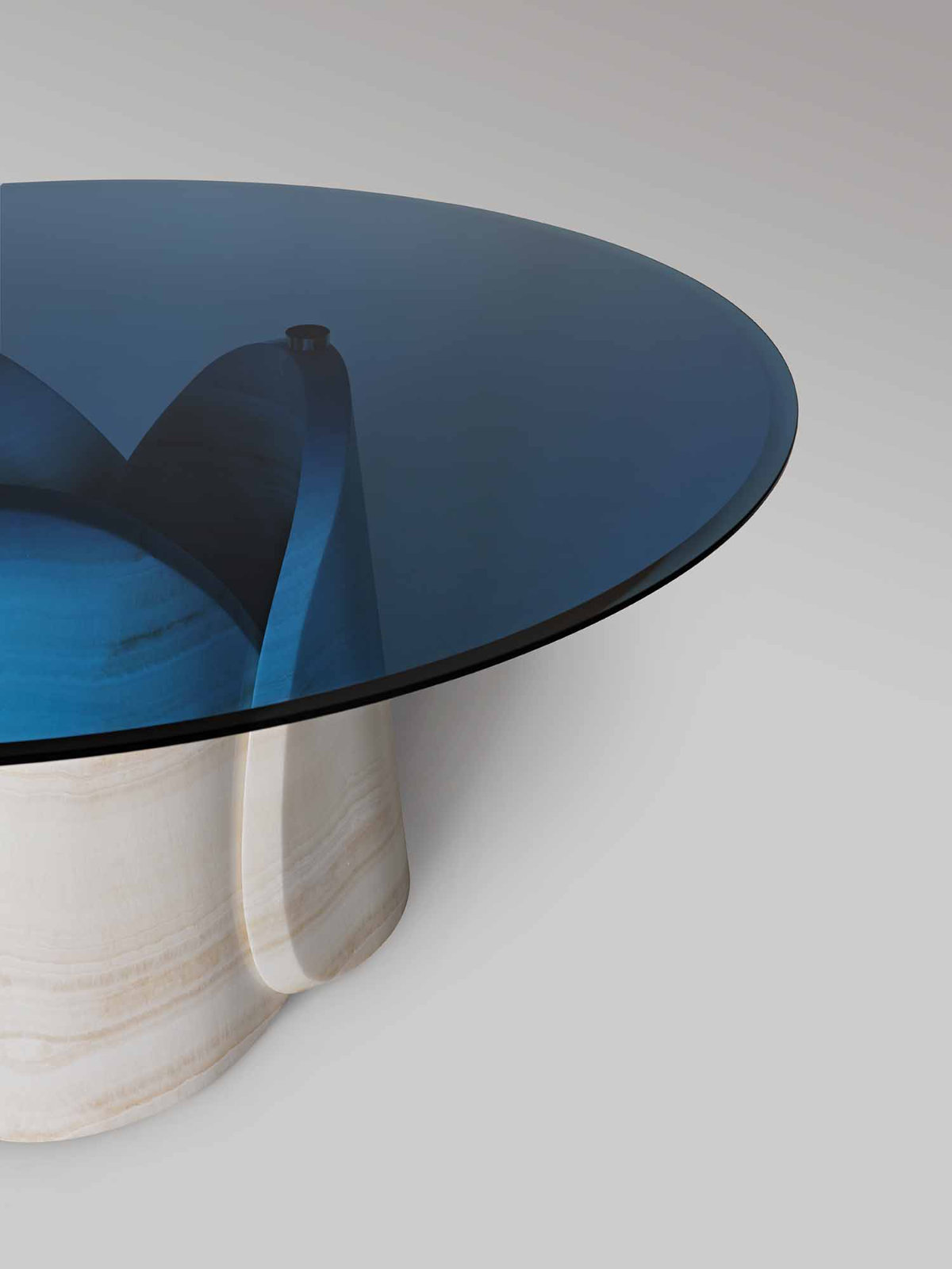 Lithos Design - Petalo_onice_avorio